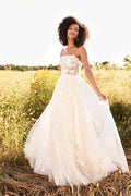 Justin Alexander Valentina — Ivory/Nude