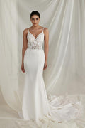 Justin Alexander Zoe — Ivory/Nude