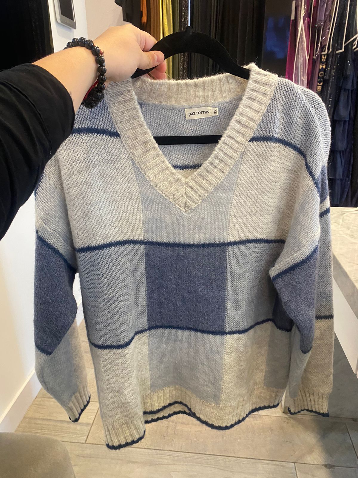 Paz Torras Bianca — Azul/Gris