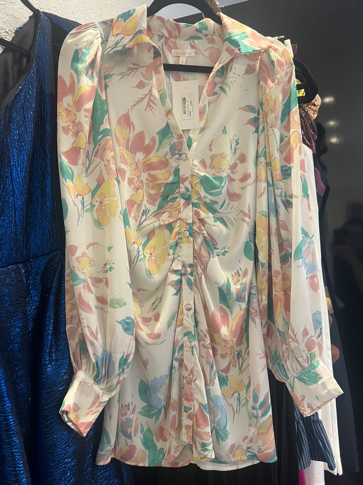 Sthela & Co Celeste — Blanco/Multi