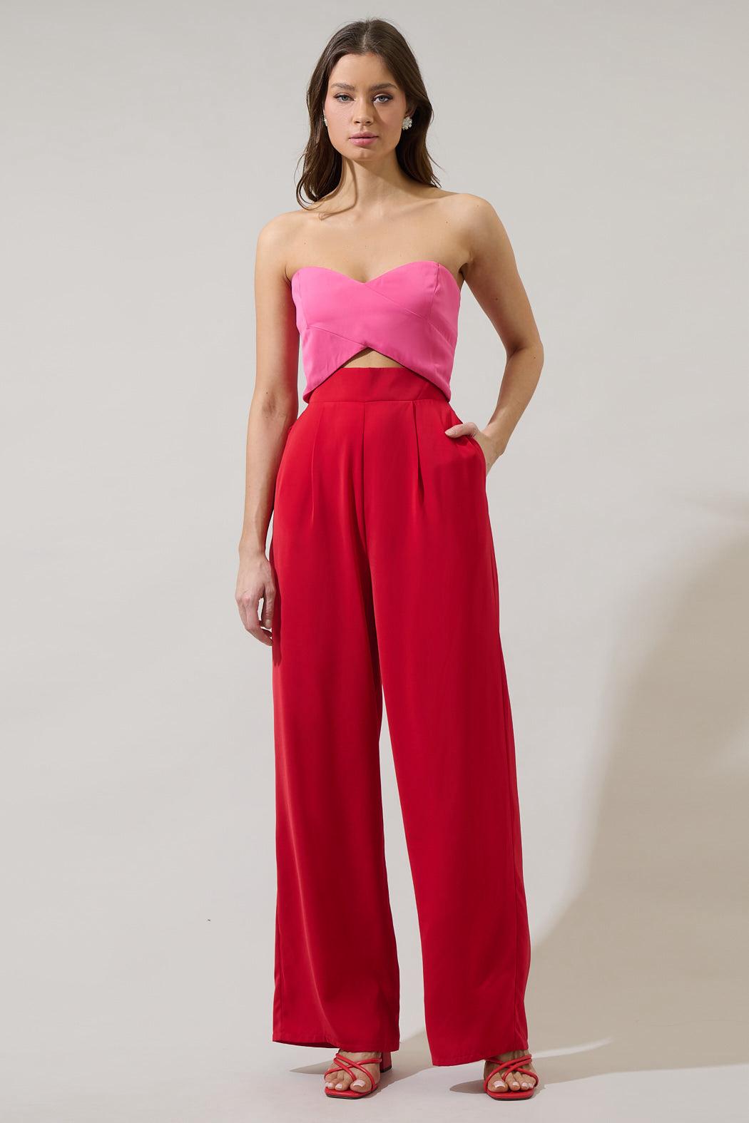 Celeste Rojo/Rosa