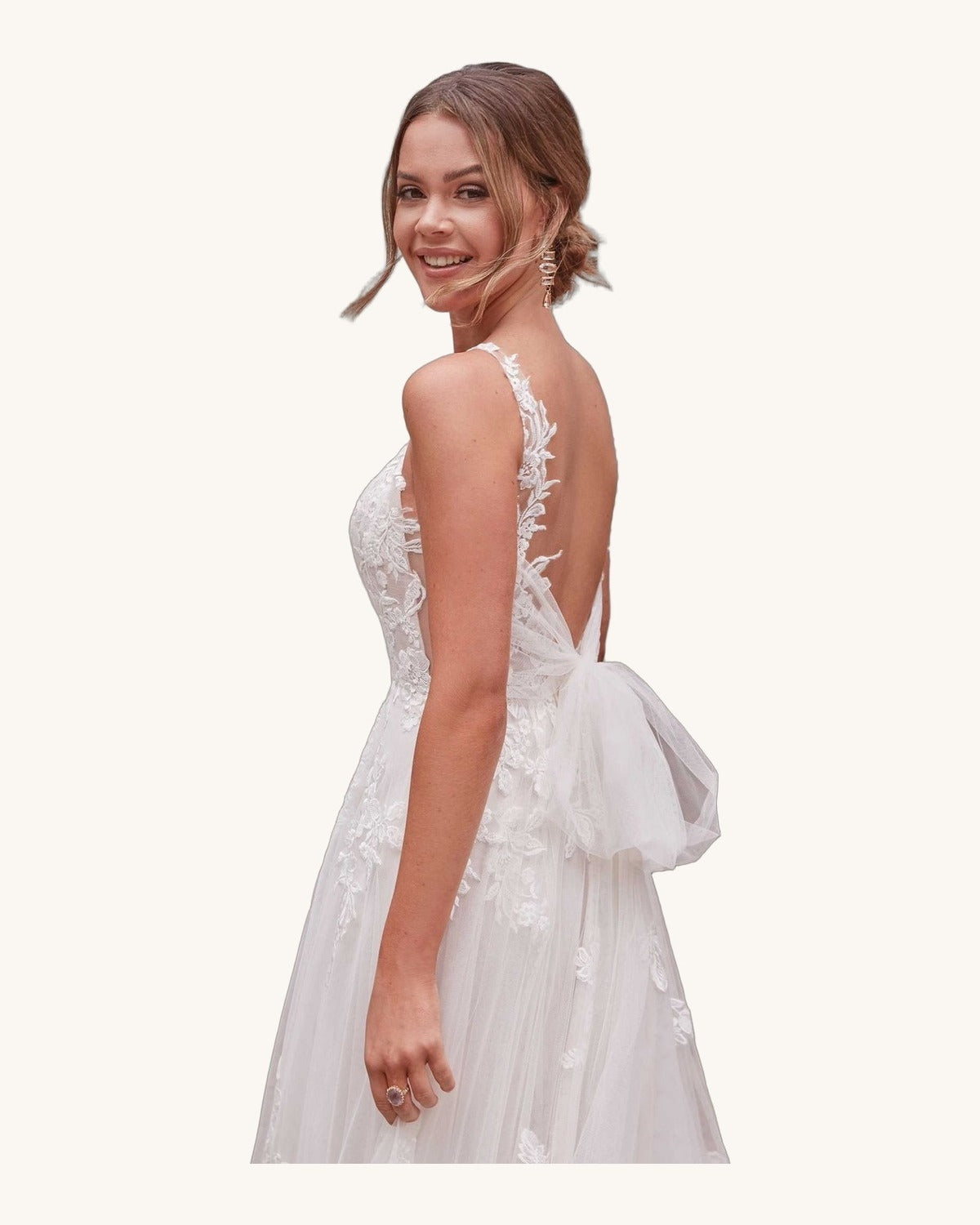 Justin Alexander Ramona — Ivory - Vestido de Novia - Sposa Mia Chihuahua
