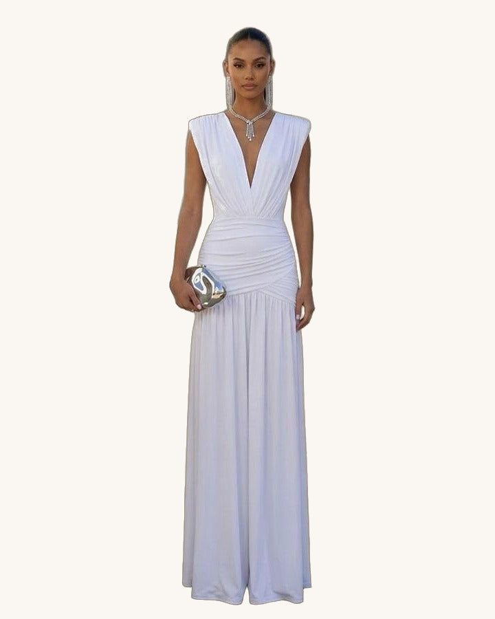 Celeste Blanco - Vestido de Noche - Sposa Mia Chihuahua