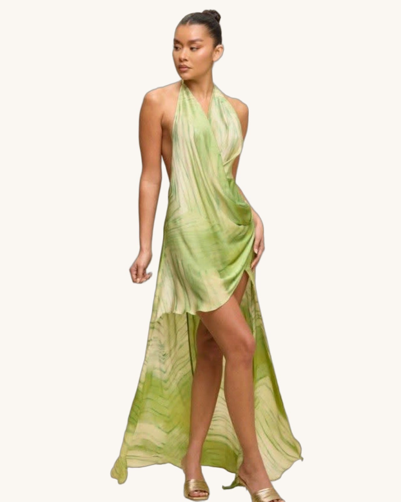Aurora Verde/Blanco - Vestido de Noche - Sposa Mia Chihuahua