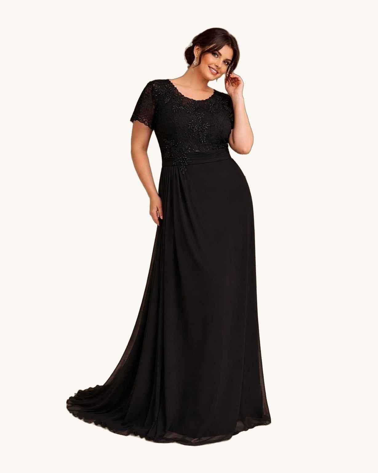 Celeste Negro - Vestido de Noche - Sposa Mia Chihuahua