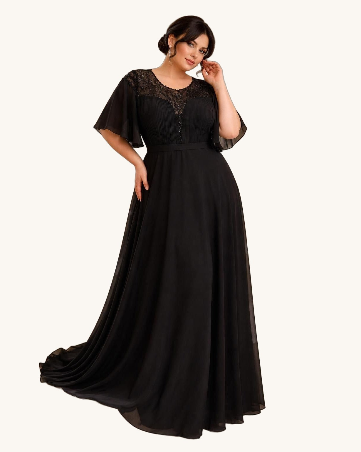 Dalia Negro - Vestido de Noche - Sposa Mia Chihuahua