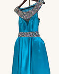 Macduggal Aurora — Turquesa - Vestido de Noche - Sposa Mia Chihuahua