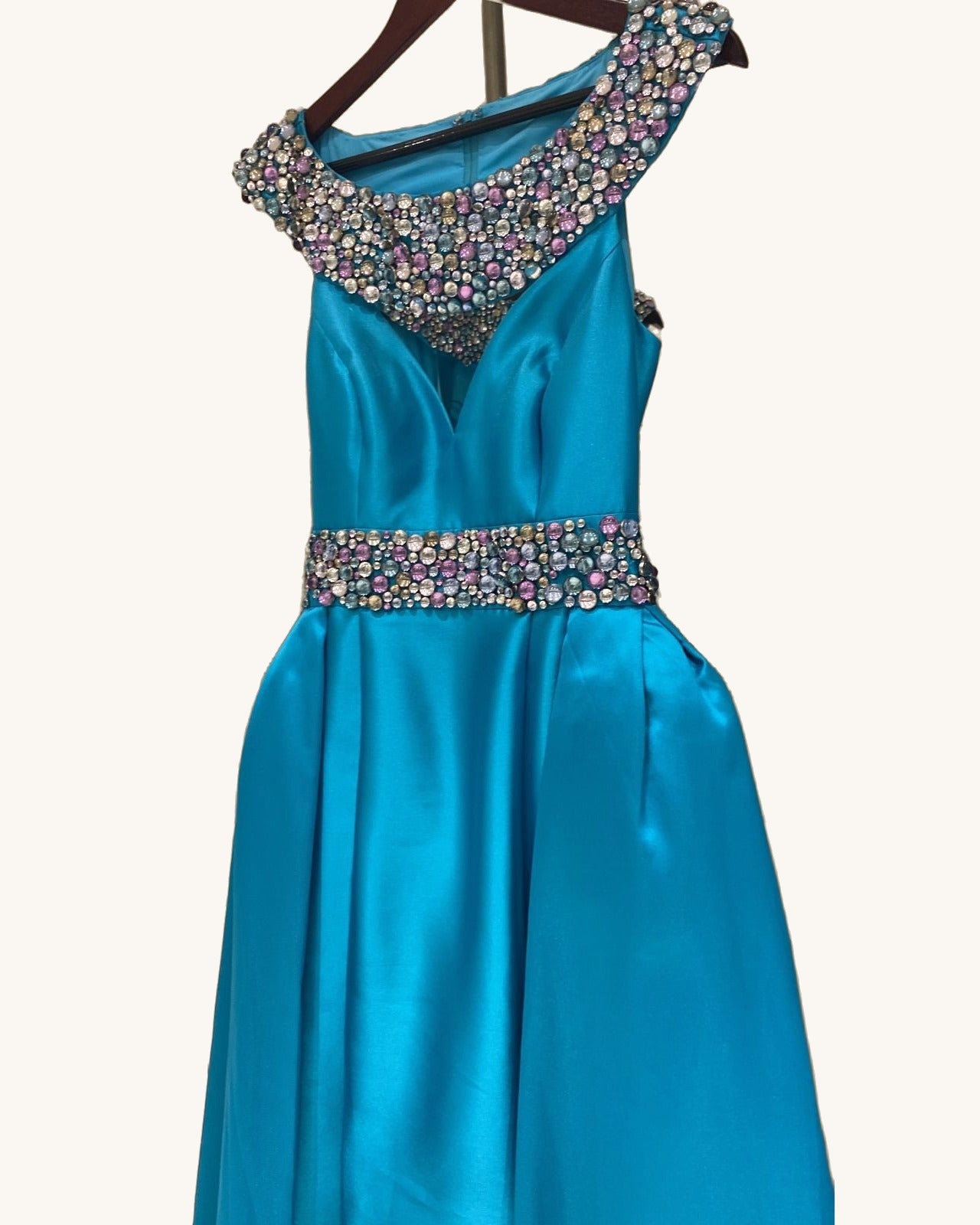 Macduggal Aurora — Turquesa - Vestido de Noche - Sposa Mia Chihuahua