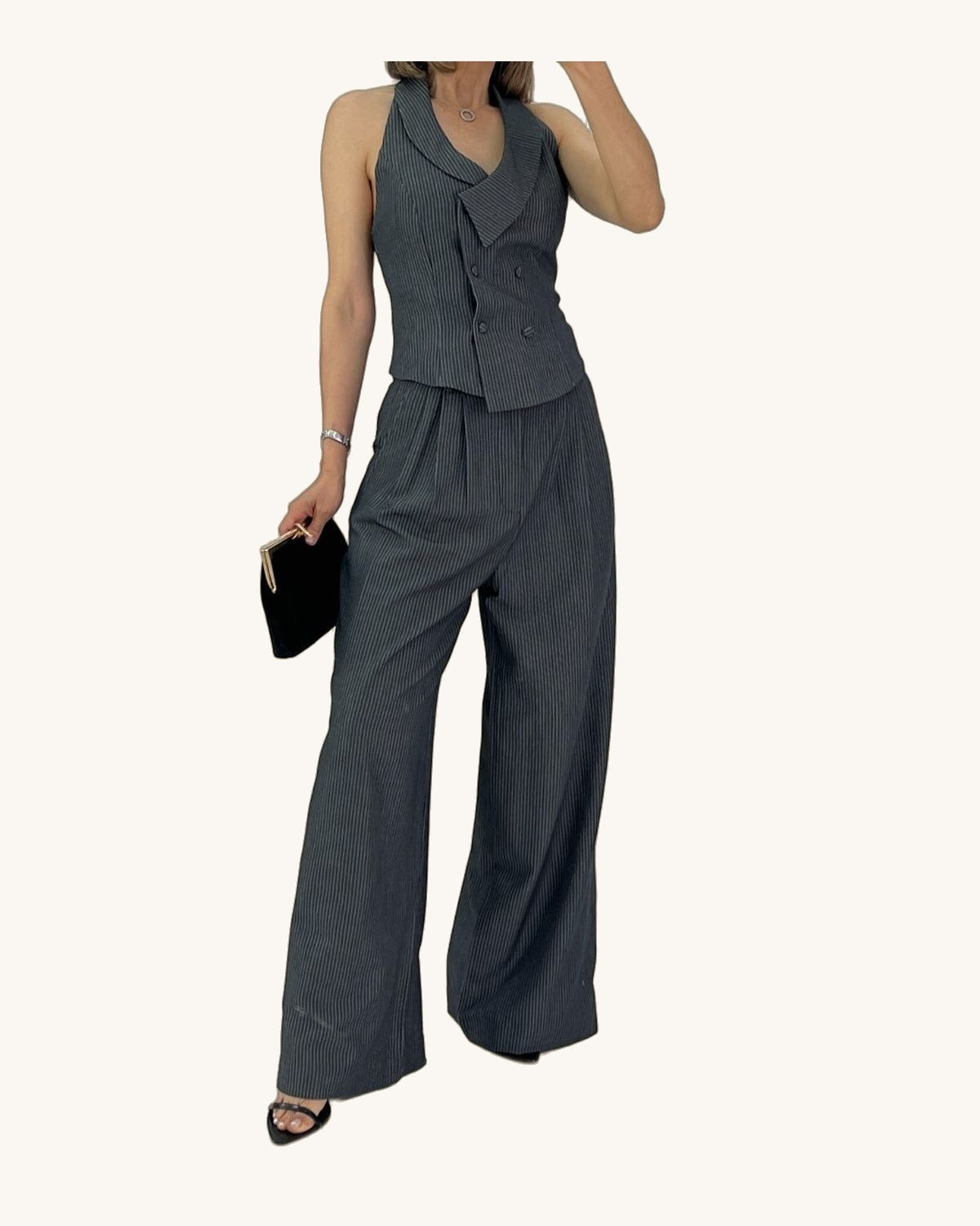 Celeste Grey - Vestido Casual - Sposa Mia Chihuahua