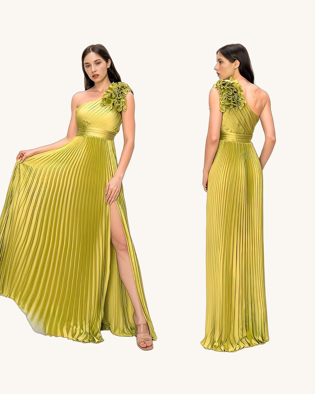 Ana Perez Dalia — Verde limón - Vestido Casual - Sposa Mia Chihuahua