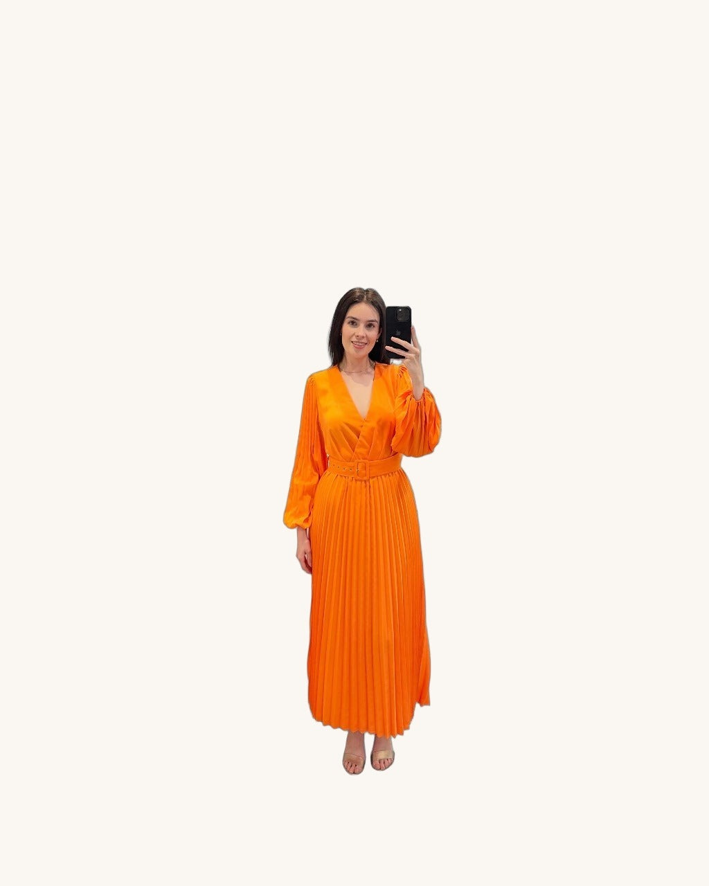 Isabella Naranja - Vestido Casual - Sposa Mia Chihuahua