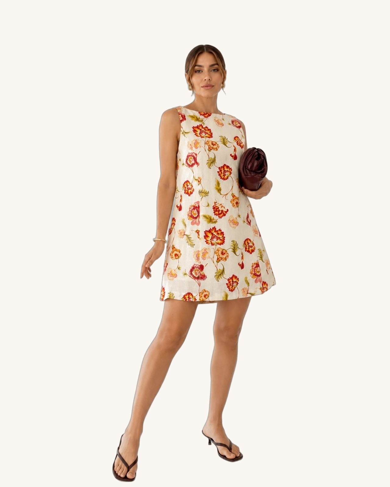 Aurora Rojo/Blanco - Vestido Casual - Sposa Mia Chihuahua