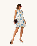 Aurora Azul/Blanco - Vestido Casual - Sposa Mia Chihuahua