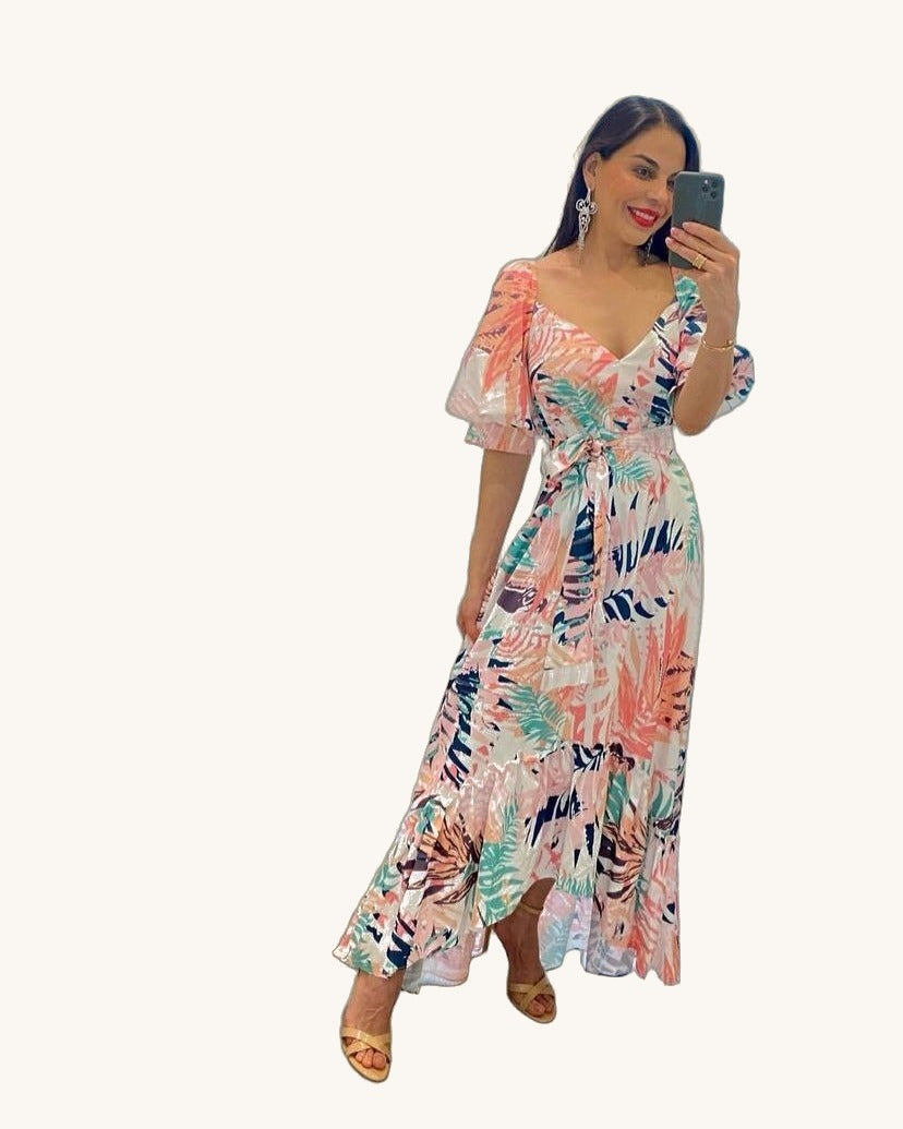 Trendi Giulia — Multi - Vestido Casual - Sposa Mia Chihuahua