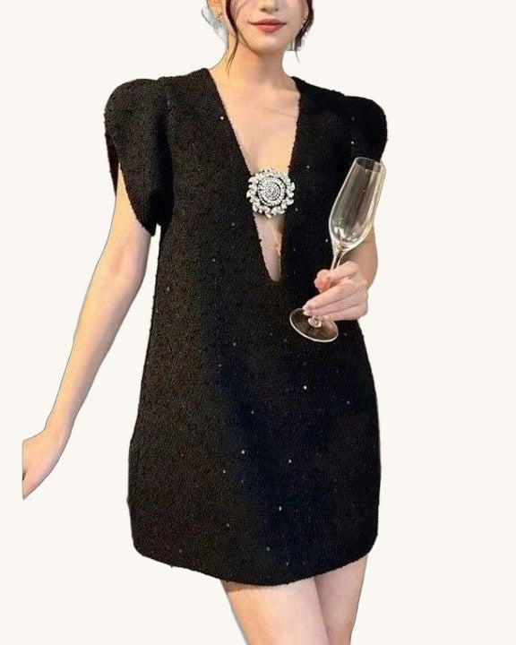 Sarai Negro - Vestido Casual - Sposa Mia Chihuahua