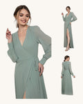 Ana Perez Aurora — Dusty verde - Vestido Casual - Sposa Mia Chihuahua