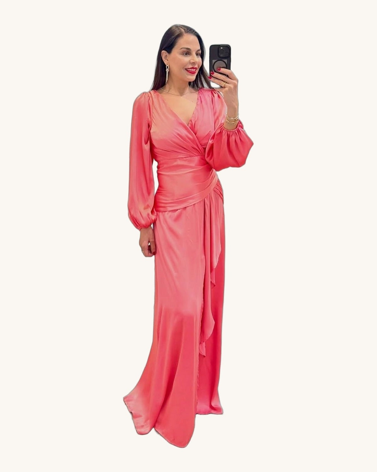 Isabella Coral - Vestido Casual - Sposa Mia Chihuahua
