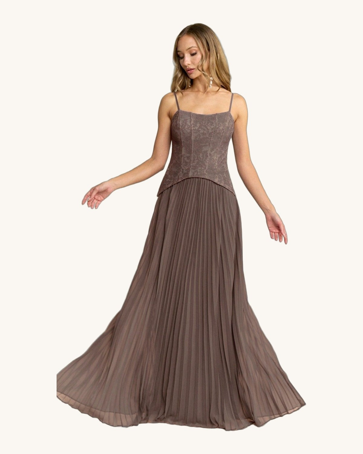 Helena Taupe - Vestido Casual - Sposa Mia Chihuahua