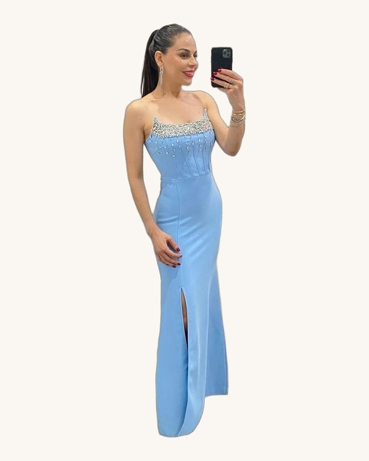 Mariana Baby blue - Vestido Casual - Sposa Mia Chihuahua