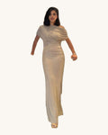Aurora Beige/Bronce - Vestido Casual - Sposa Mia Chihuahua
