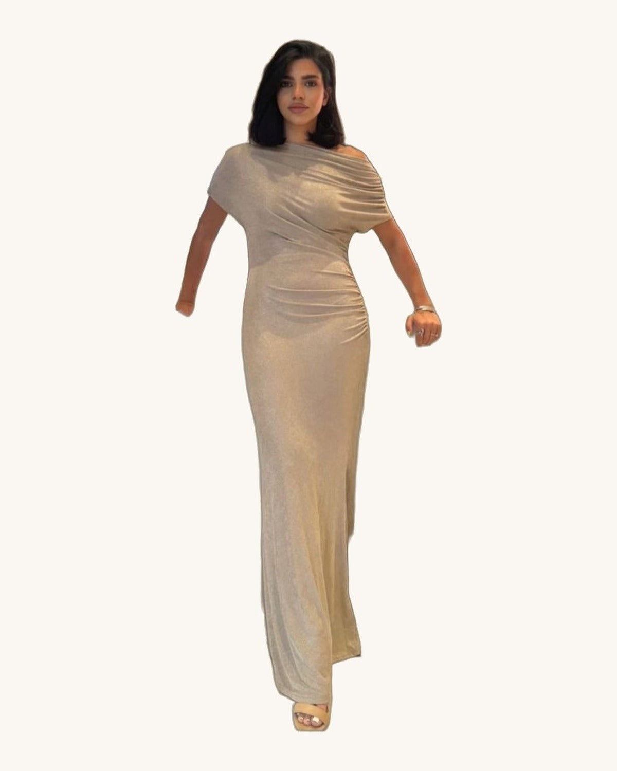 Aurora Beige/Bronce - Vestido Casual - Sposa Mia Chihuahua