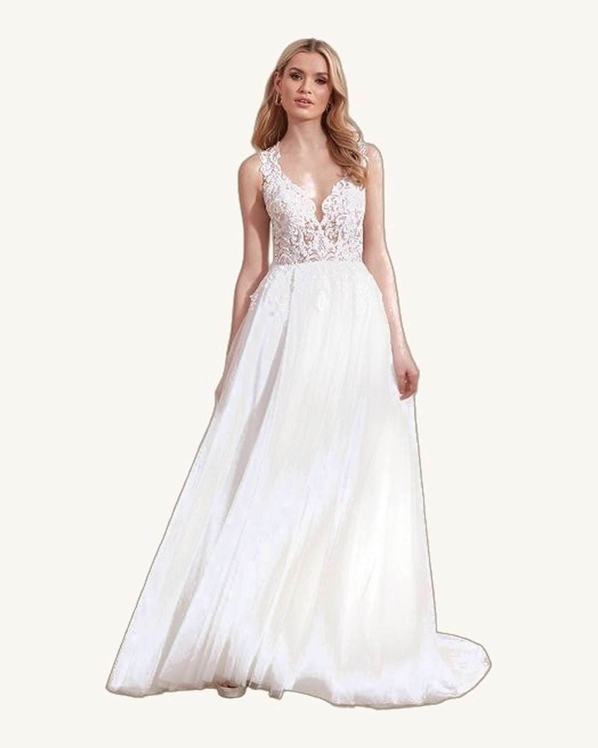 Justin Alexander Dalia — Ivory/Nude - Vestido de Novia - Sposa Mia Chihuahua
