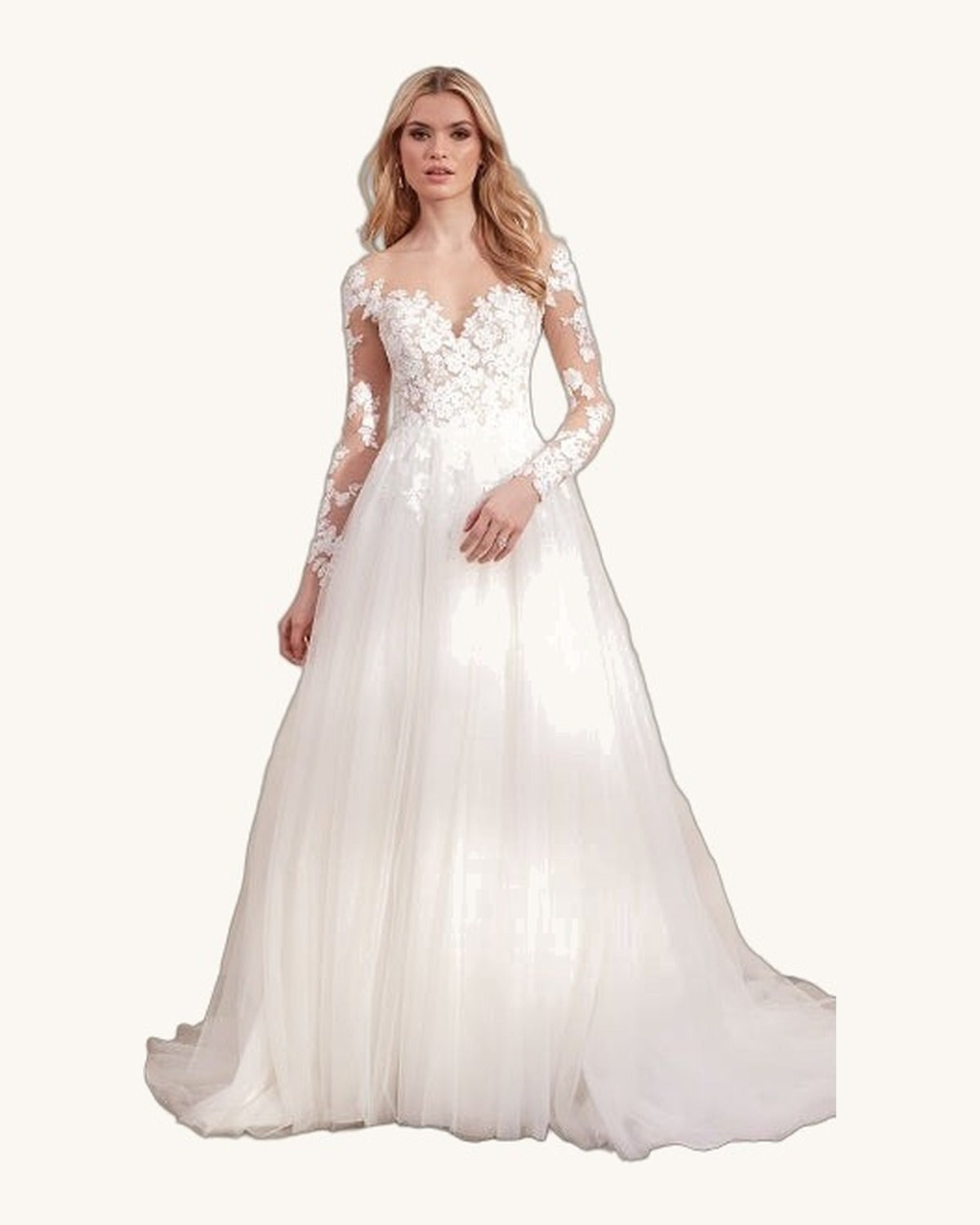 Justin Alexander Elena — Ivory/Nude - Vestido de Novia - Sposa Mia Chihuahua