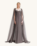 Gemy Maalouf Aurora — Grey - Vestido de Noche - Sposa Mia Chihuahua