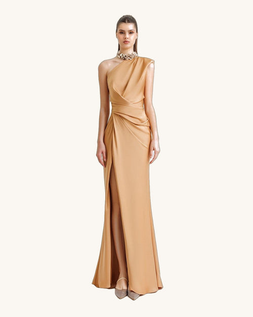 Gemy Maalouf Celeste — Cafe - Vestido de Noche - Sposa Mia Chihuahua