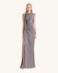 Gemy Maalouf Bianca — Grey - Vestido de Noche - Sposa Mia Chihuahua