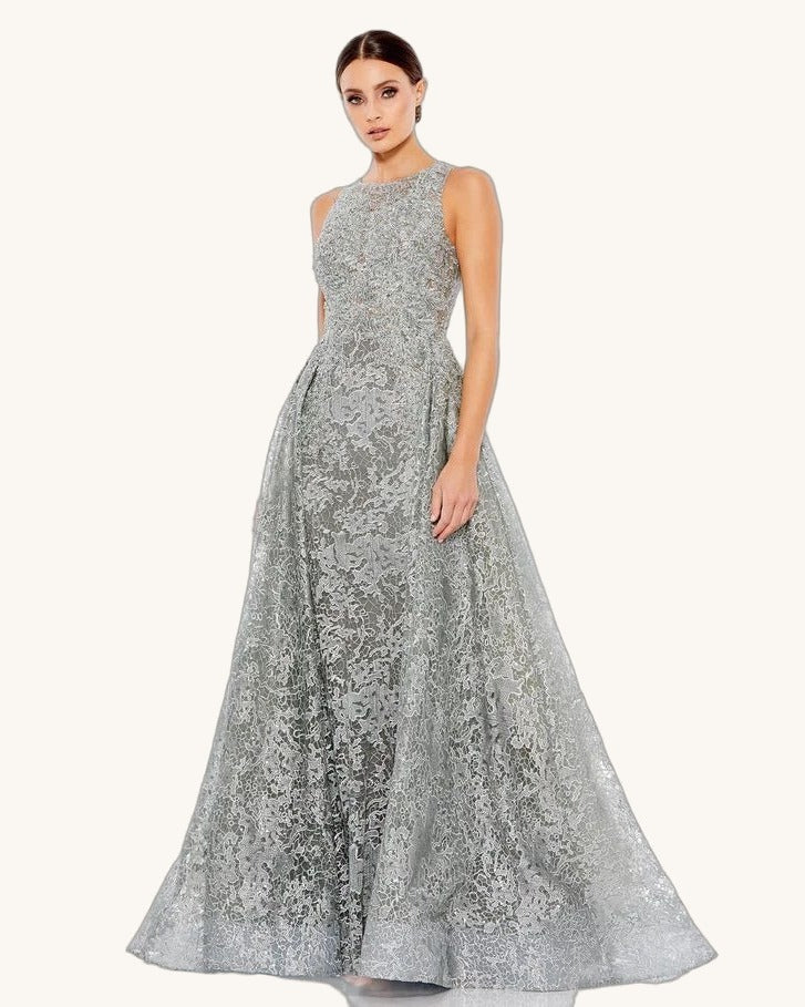 Macduggal Casandra — Plata - Vestido de Noche - Sposa Mia Chihuahua