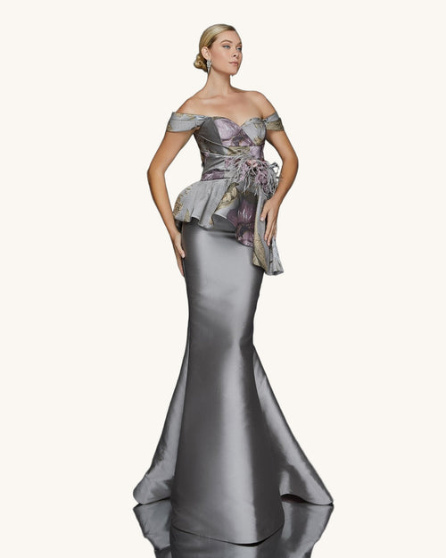 Terani Aurora — Taupe - Vestido de Noche - Sposa Mia Chihuahua