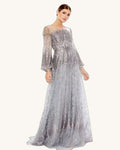 Macduggal Cecilia — Plata - Vestido de Noche - Sposa Mia Chihuahua