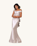Terani 2022 Celeste — Taupe - Vestido de Noche - Sposa Mia Chihuahua