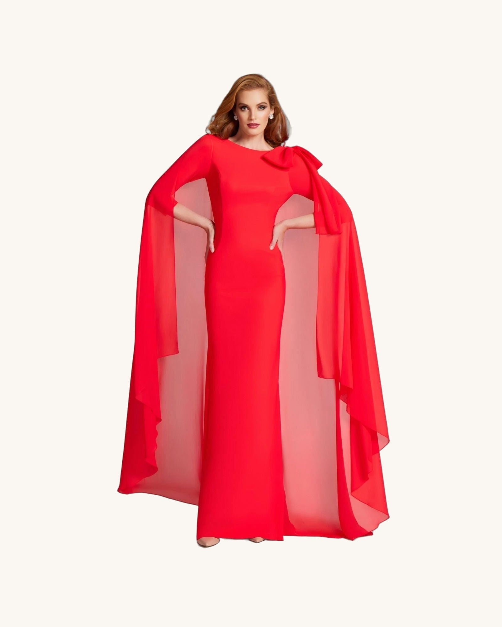 Teri Jon Fiorella — Rojo - Vestido de Noche - Sposa Mia Chihuahua
