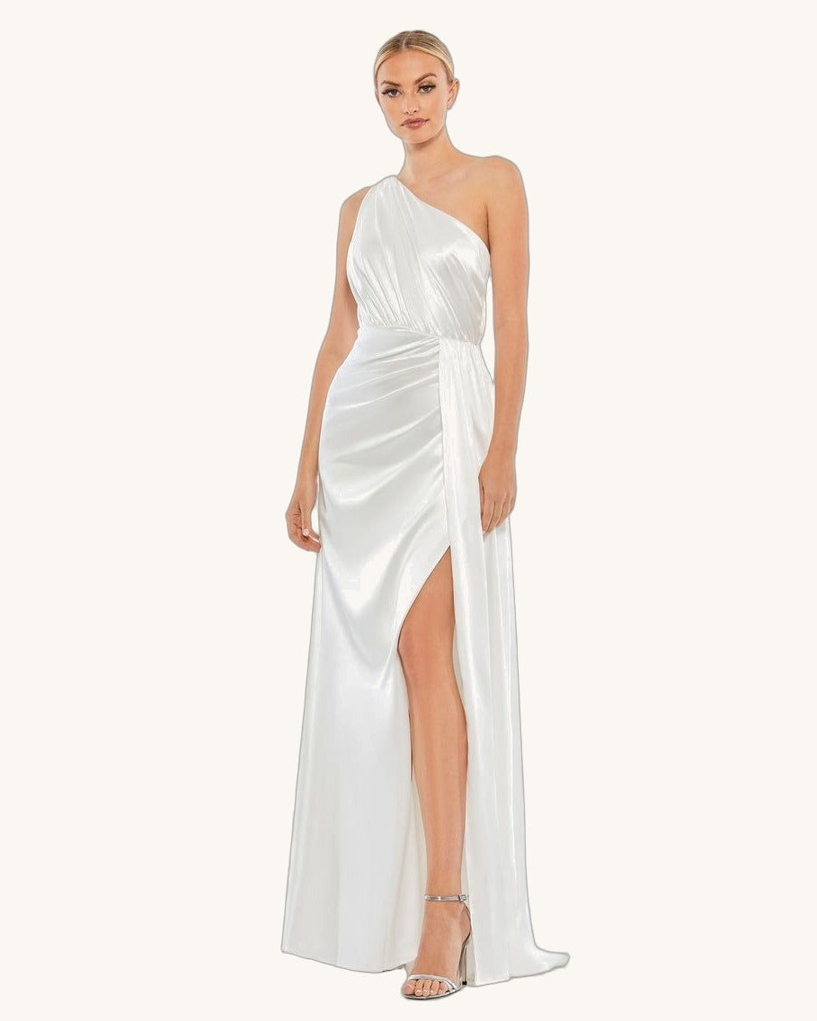 Macduggal Fiorella — Blanco - Vestido de Noche - Sposa Mia Chihuahua