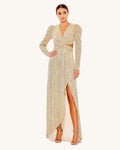 Macduggal Patricia — Oro - Vestido de Noche - Sposa Mia Chihuahua