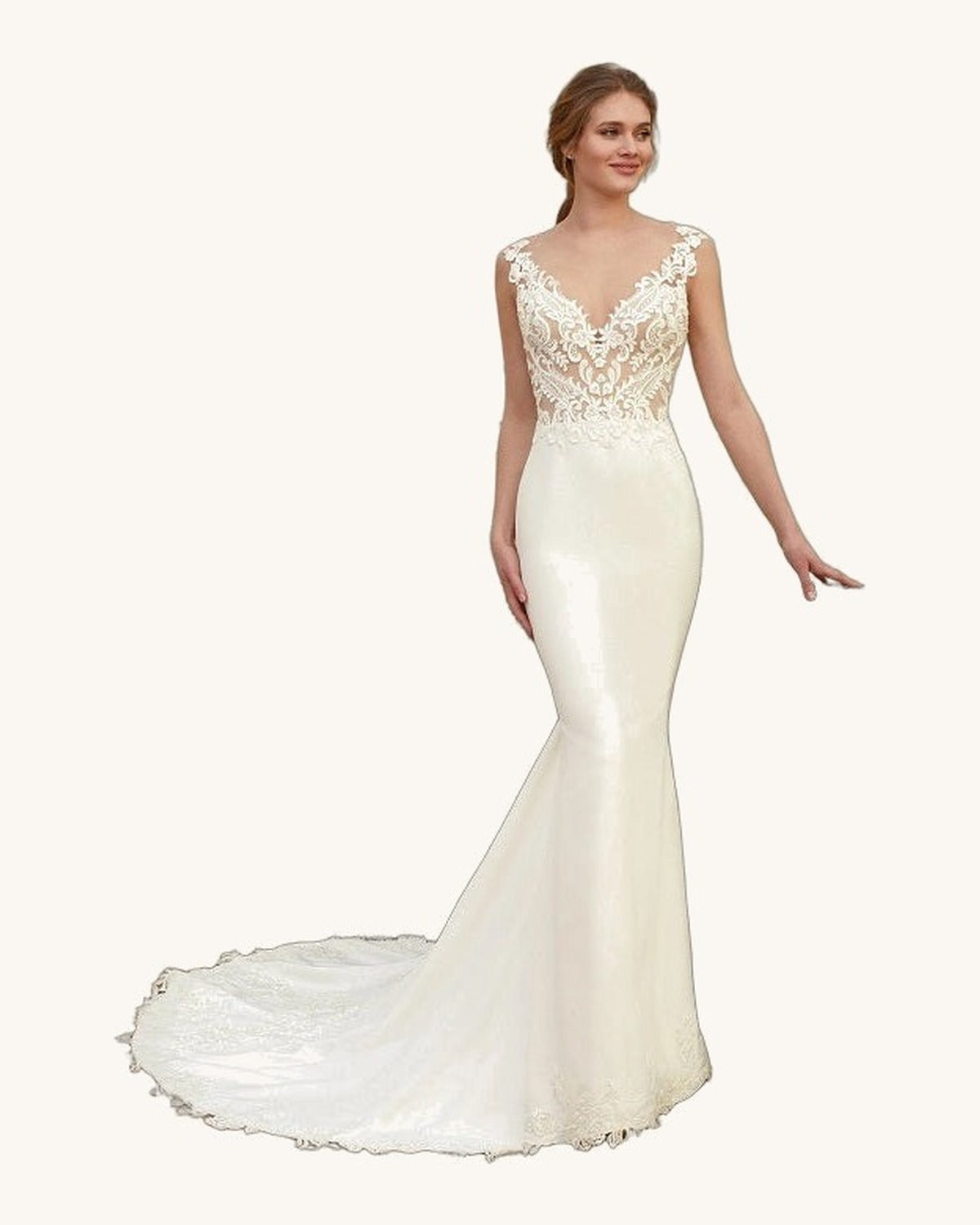 Justin Alexander Sandra — Ivory - Vestido de Novia - Sposa Mia Chihuahua