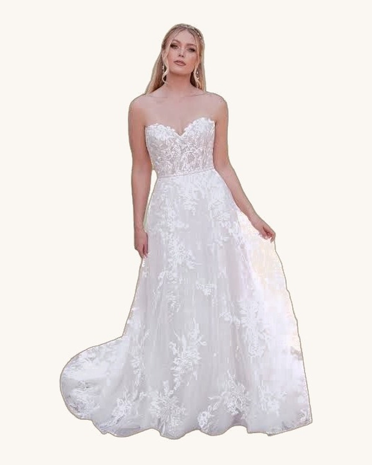 Justin Alexander Julieta — Ivory/Nude - Vestido de Novia - Sposa Mia Chihuahua