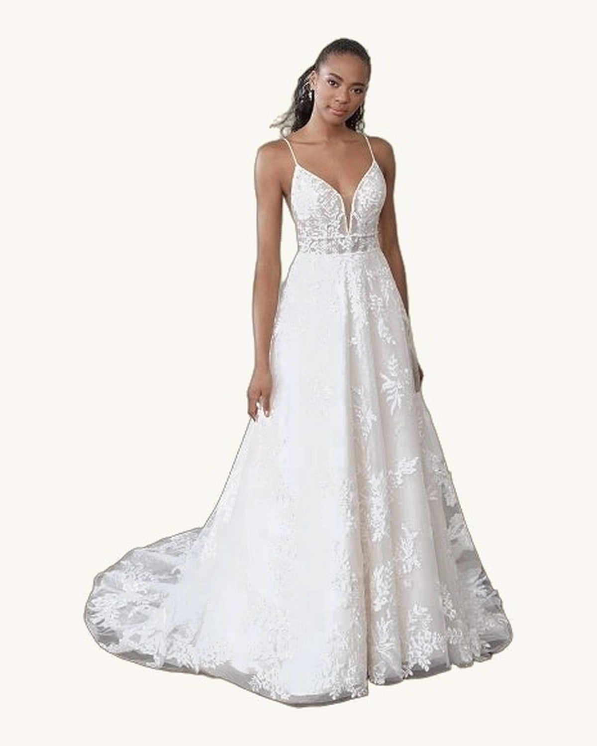 Justin Alexander Karina — Ivory/Nude - Vestido de Novia - Sposa Mia Chihuahua