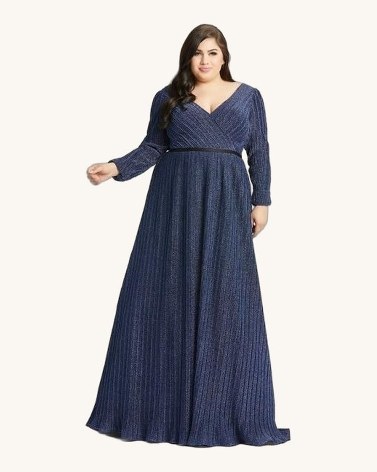 Macduggal Bianca — Azul - Vestido de Noche - Sposa Mia Chihuahua