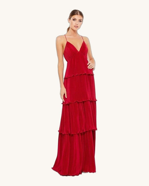 Macduggal Isabella — Rojo - Vestido de Noche - Sposa Mia Chihuahua
