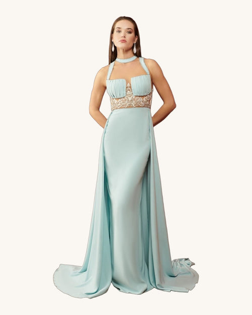 Saborama Dalia — Baby blue - Vestido de Noche - Sposa Mia Chihuahua