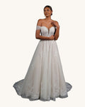 Justin Alexander Noelia — Ivory/Nude - Vestido de Novia - Sposa Mia Chihuahua