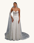 Justin Alexander Olivia — Ivory/Nude - Vestido de Novia - Sposa Mia Chihuahua