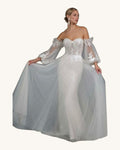Justin Alexander Sofia — Ivory/Nude - Vestido de Novia - Sposa Mia Chihuahua