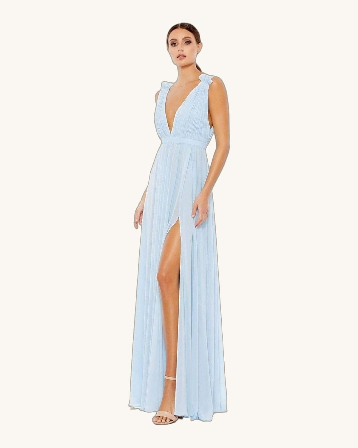 Macduggal Celeste — Azul - Vestido de Noche - Sposa Mia Chihuahua