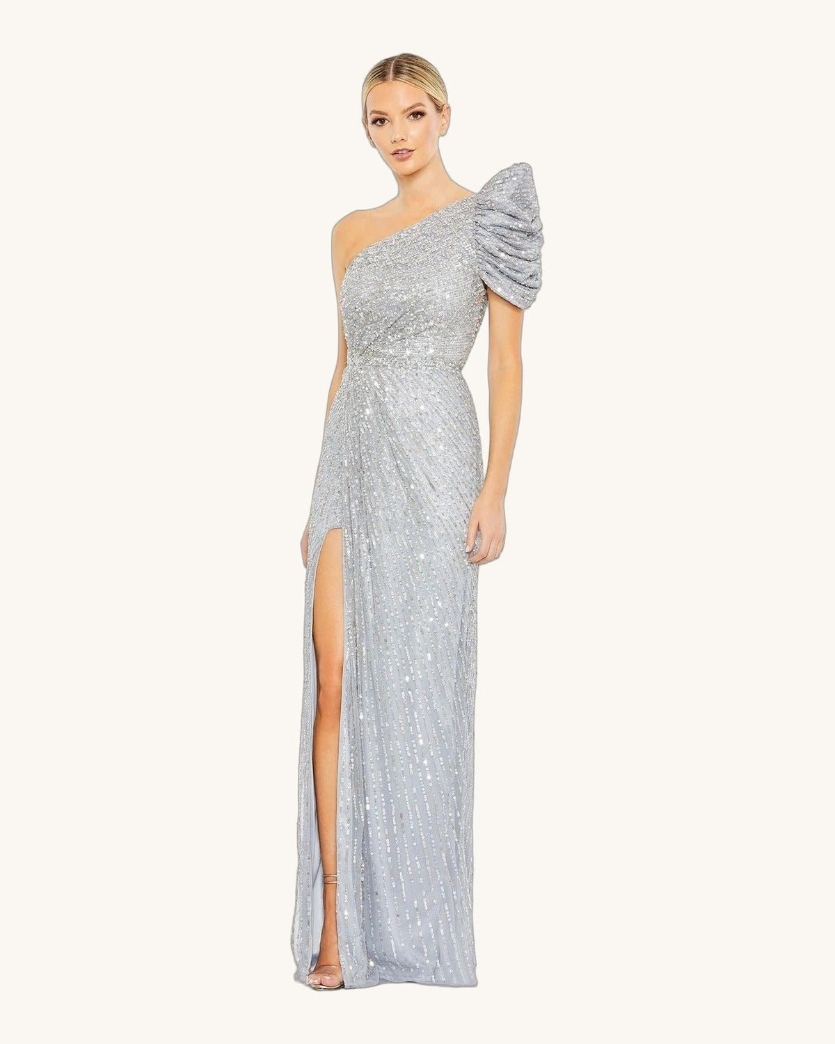 Macduggal Lucia — Silver - Vestido de Noche - Sposa Mia Chihuahua