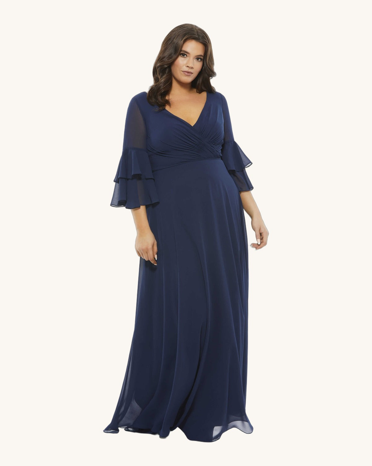 Macduggal Gianna — Navy - Vestido de Noche - Sposa Mia Chihuahua