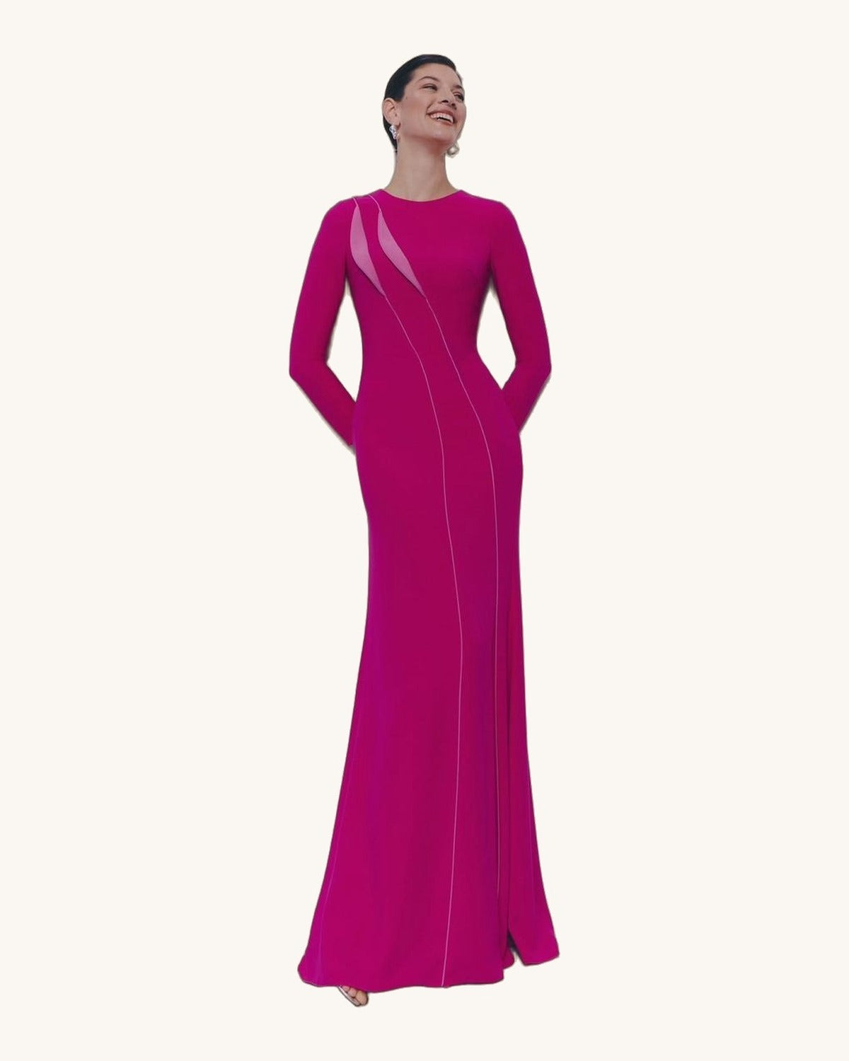Pronovias Party Celeste — Fuchsia - Vestido de Noche - Sposa Mia Chihuahua